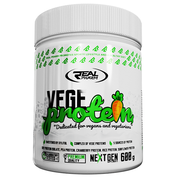 Real Pharm Vege Protein 600g Veganes Eiweiß