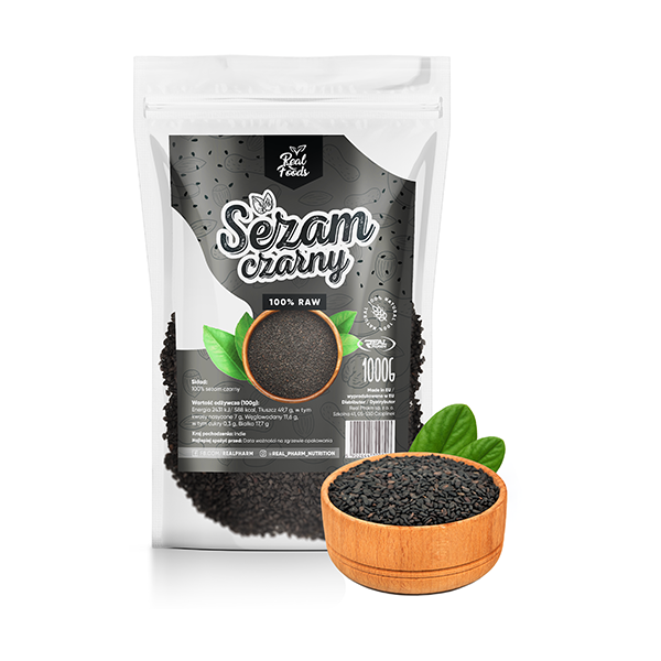 Real Foods - Black Sesame 1000g