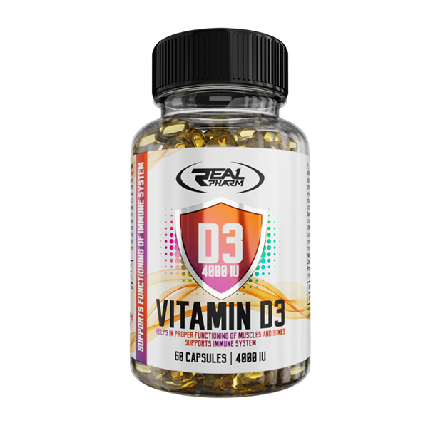 REAL PHARM D3 4000 VITAMIN D3 60 CAPS