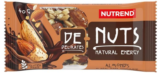 Nutrend Denuts 40g MIGDAŁY W GORZKIEJ CZEKOLADZIE