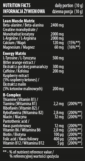 Activlab Black Wolf 300g Cytrynowy