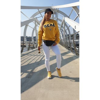 Real Pharm Sweatshirt Athletic Yellow