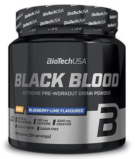 Bio Tech Black Blood NOX+ 340g Blueberry Lime