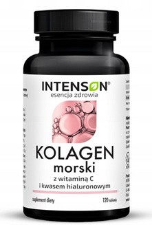 Intenson - Kolagen Morski + Hialuron + wit. C 120t