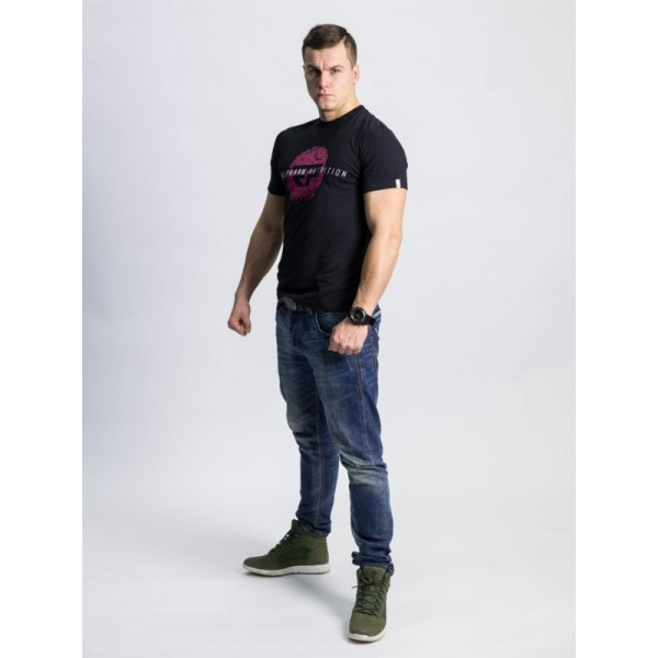 T-SHIRT DRUCK SCHWARZ