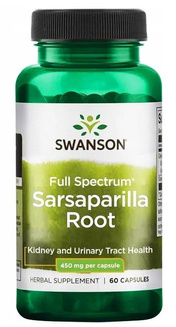 Swanson Sarsaparilla 450mg 60tab.