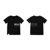 Real WEAR T-Shirt "Front back" Black