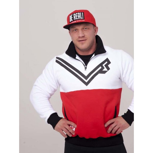 AVANGARD SWEATSHIRT WHITE AND RED