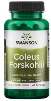 Swanson Coleus Forskohlii 400mg 60 caps.
