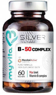 MyVita Silver Pure 100% Wit. B-50 B-Complex 60kaps