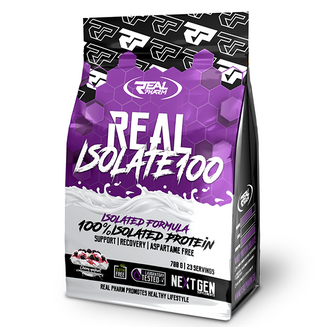 REAL PHARM REAL ISOLATE 100 Izolat Białka - 700G WHITE CHOCOLATE