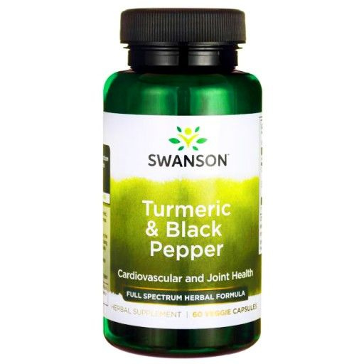 Swanson Kurkuma piperyna turmeric 60 vCaps