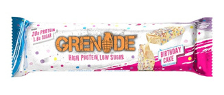 Grenade Protein Bar 60g birthday cake