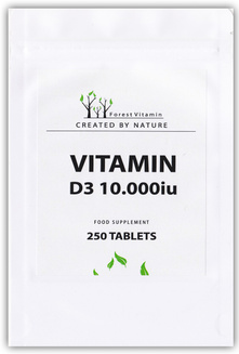 FOREST Vitamin D3 10.000IU 250tab.