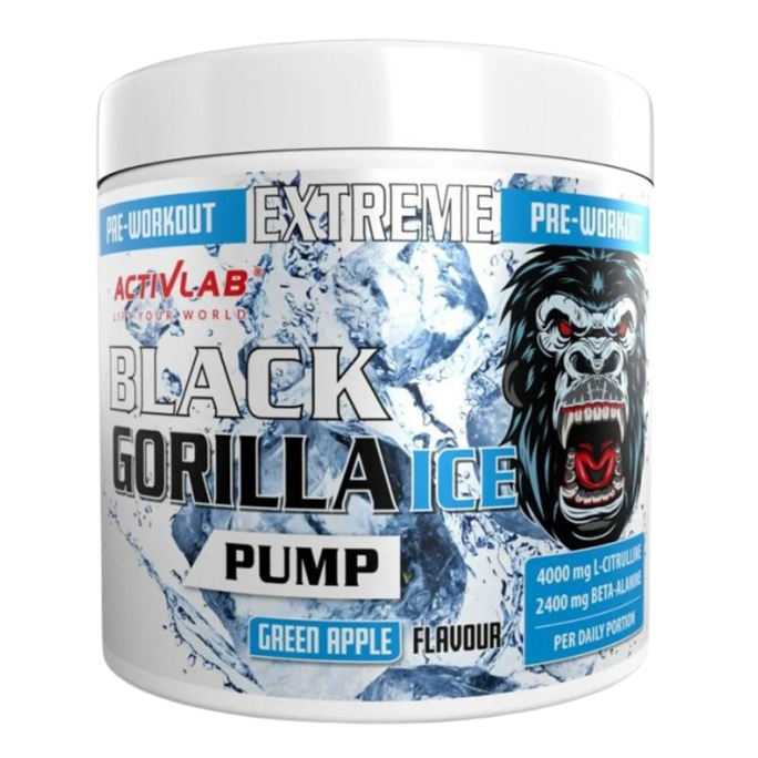 Activlab Black Gorilla Ice Pump 300g Green apple