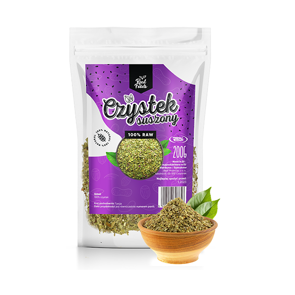 Real Foods - Czystek suszony do picia 200g