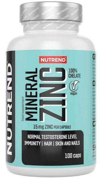 Nutrend Mineral Zinc 100% Chelate 100caps