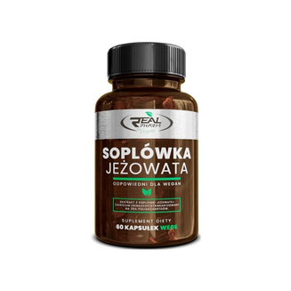 Real Pharm Soplówka Jeżowata Lion's Mane 60caps Vege