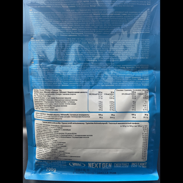 REAL WHEY 100 700G WHITE CHOCOLATE PINEAPPLE