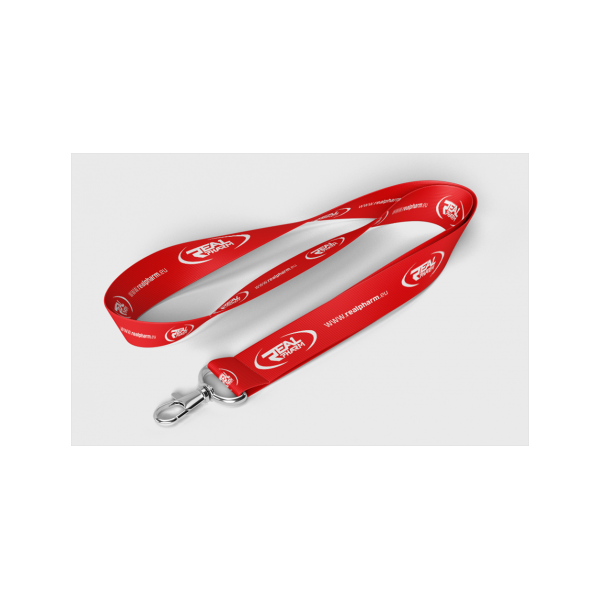 Real Pharm Red Lanyard