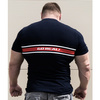 Real Wear T-Shirt Athlete Marineblau