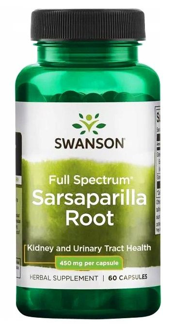 Swanson Sarsaparilla 450mg 60tab.