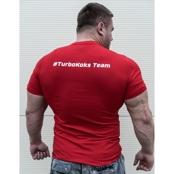 REAL WEAR T - SHIRT TURBO KOKS CZERWONA