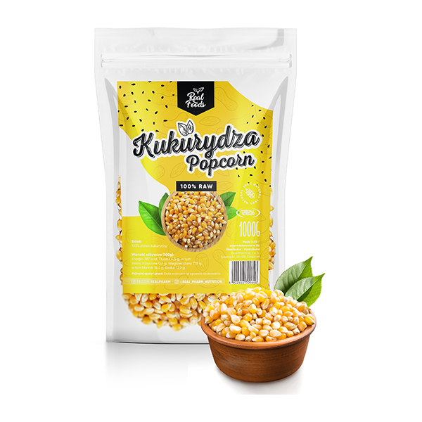 Real Foods - Popcorn Corn 1000g