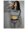 REAL PHARM LEGGINSY MELANGE GREY M