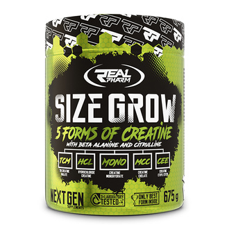 REAL PHARM SIZE GROW GAINER 675G STRAWBERRY WATERMELON