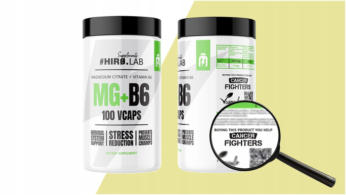 Hiro.Lab Magnesium + Vitamin B6 100vcaps