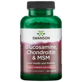 Swanson Glucosamine, Chondroitin, MSM 120tab.
