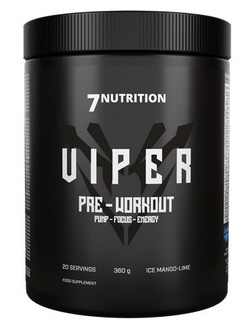 7 Nutrition Viper Pre-Workout 360g ice mango-lime