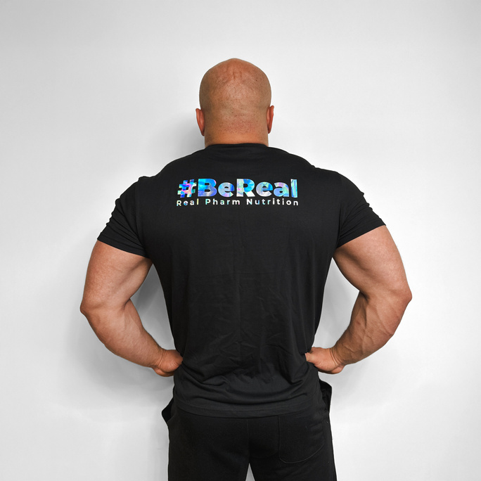 Real Pharm T-shirt Black Holo XL