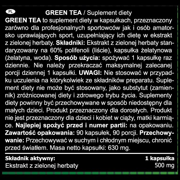 Real Pharm Green Tea Green Tea 90 capsules