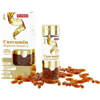 Nutrend Curcumin + Bioperine+ Witam. D- 60 kap