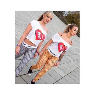 Real Wear Leggings 'Cabaret' Silver