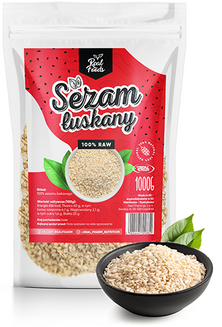 Real Foods - Sezam Łuskany 1000g