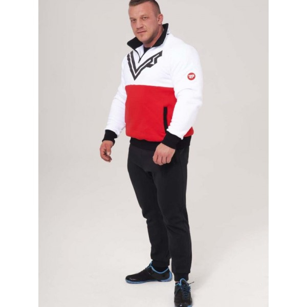 AVANGARD SWEATSHIRT WHITE AND RED