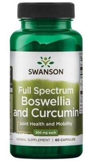Swanson Boswellia & Curcumin 60 caps
