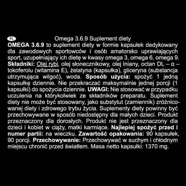 Real Pharm OMEGA 3-6-9 90 kapsułek