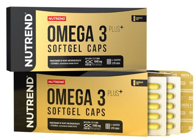 Nutrend Omega 3 Plus Softgel Caps 120 caps