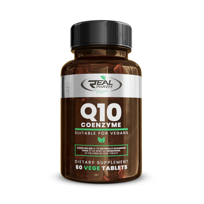 Real Pharm Vegan – Q10 Coenzyme (Koenzym Q10) 60 tab