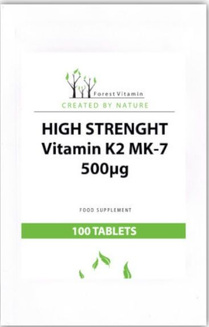 FOREST Vitamin K2 MK7 500mcg - 100tabl