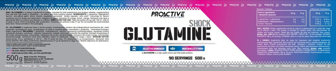 Proactive Glutamina LOAD 500g