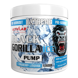 Activlab Black Gorilla Ice Pump 300g Strawberry Lemonade
