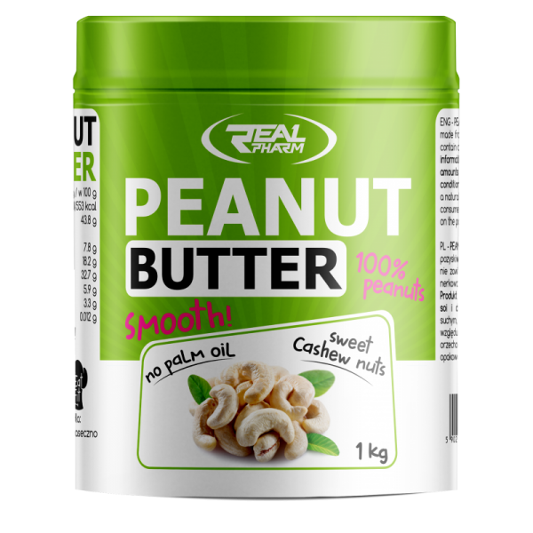 Real Pharm Masło z orzechów nerkowca Cashew Butter 1000g