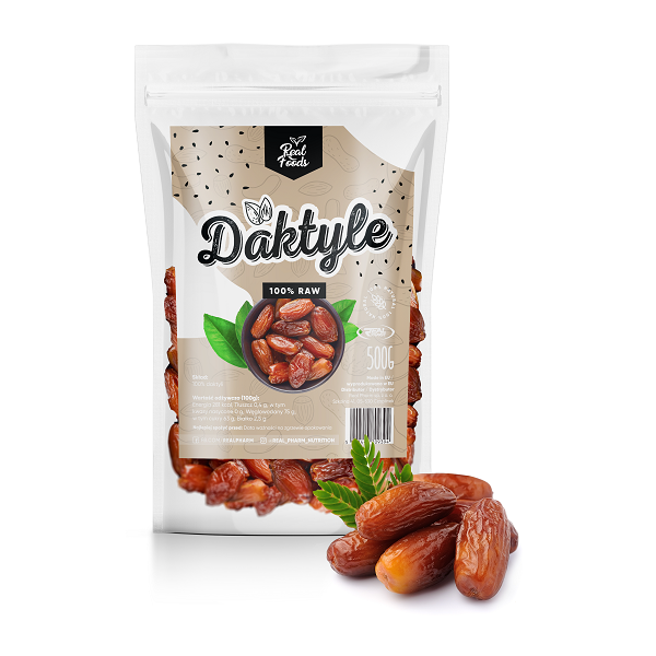 Real Foods - Daktyle Suszone 1000g