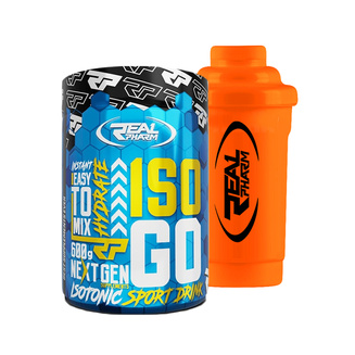 Zestaw Real Pharm ISO GO 600g + Real Pharm Shaker 600 ml